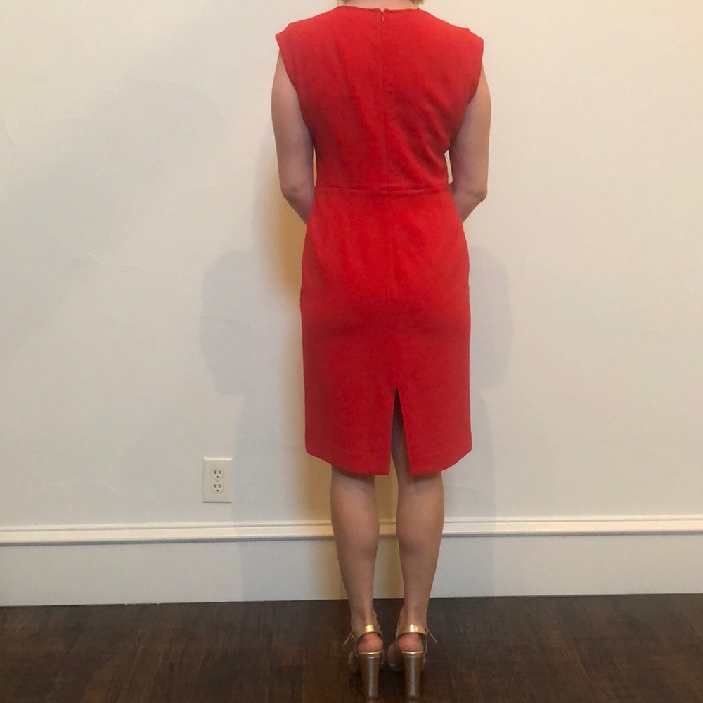 Red mini, Lafayette 148 dress. - Picture 2 of 2